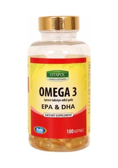 Vitapol Omega 3 Balık Yağı 3X100 Softgel