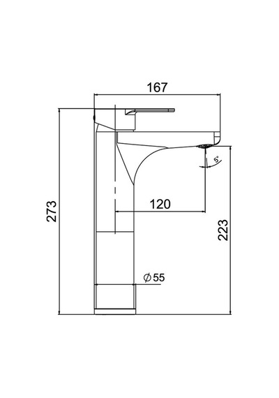 Nsk N3016429 Alora Pro Yüksek Lavabo Bataryası Mat Siyah