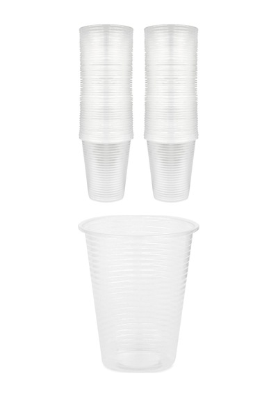 Plastik Şeffaf Bardak (180cc)  500 Adet