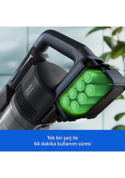 Philips 6000 Serisi XC6551/01 Powercyclone 11 Kablosuz Dikey Süpürge