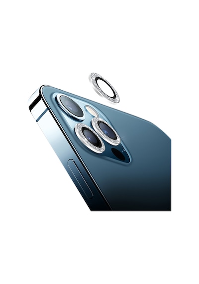 BİNANO Apple Uyumlu iPhone 12 DIAMOND KARIŞIK YEŞİL CAMERA KORU