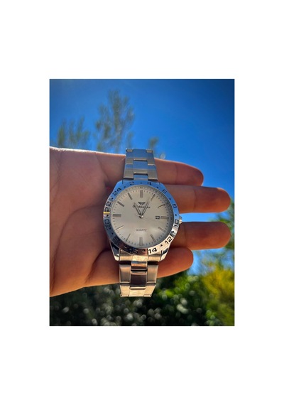Model Lüks Çelik Gümüş Takvimli Erkek Kol Saati Gümüş - 644884782 Gümüş