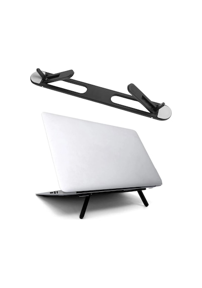 2 Kademeli Katlanabilir Laptop Standı - Kendiliğinden Güçlü Yapışkanlı, Ergonomik Tablet Yükseltici Bx40
