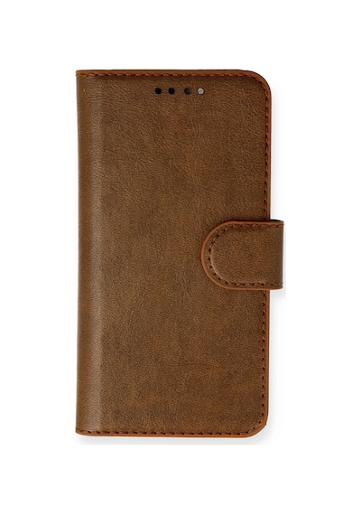 Uray Store Apple iPhone Uyumlu  13 Mini Kılıf Trend S Plus Kapaklı Kılıf - Taba