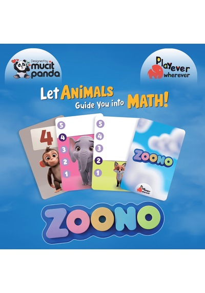 Playever Zoono, Sayıları Ve Saymayı Öğreten Kart Oyunu 3-5 Yaş