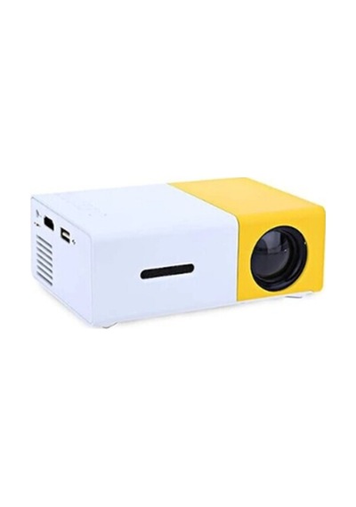 Taşınabilir Mini Led Projeksiyon Cihazı Ev Sinema Sistemi, Çoklu Bağlantı Hdmı/usb/av Ve Kumandalı Taşınabilir Projektör Siyah - 936870599
