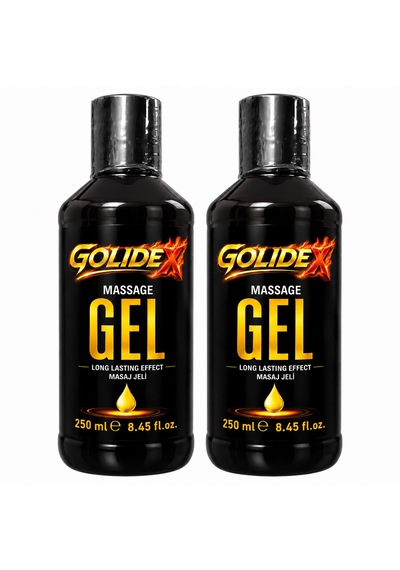 Golidex Massage Gel 250 Ml Su Bazlı Kaydırıcı 2 Adet