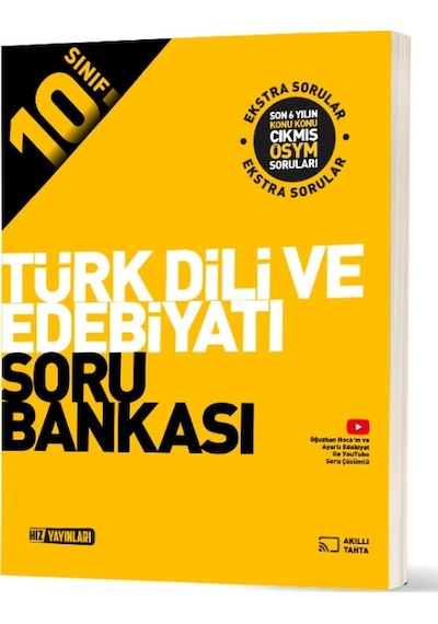 Hız 2026 10. Sınıf Türk Dili Ve Edebiyatı Soru Bankası Güncel Müfredat