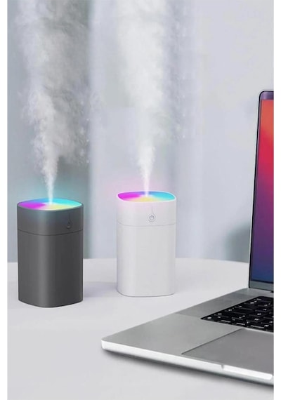 400 Ml Ultrasonik Hava Nemlendirici Buhar Makinesi Ve Aroma Difüzörü