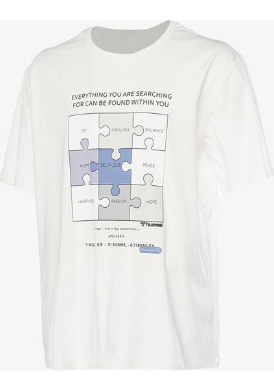 Hummel Hmldanniel Oversize Erkek Beyaz T-shirt 911884-9003 Beyaz