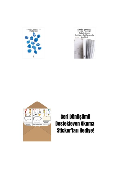 Metinler + Sylvia Plath'ın Şairliğinin İntihar Bağlamında Analizi + Okuma Sticker'ları