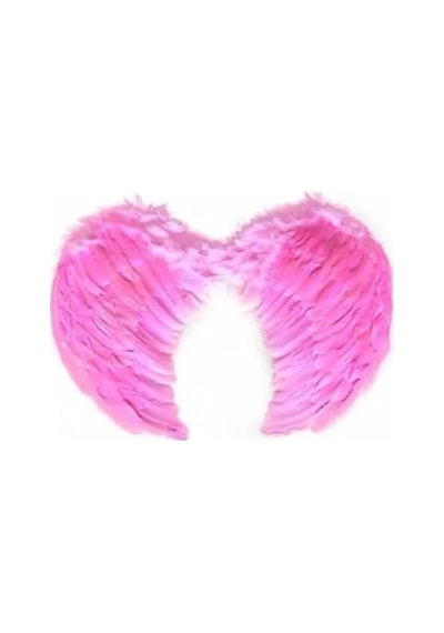 100% Turkish Design Orta Boy Pembe Melek Kanadı, 40x60 Cm Çocuklar İçin Acı Kahverengi