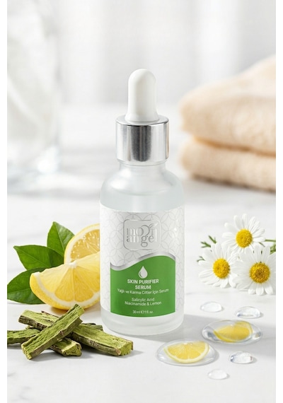 Skın Purıfıer Serum 30 Ml Yağlı Ve Karma Ciltler İçin Yağ Dengeleyici & Gözenek Sıkılaştırıcı Yüz Serumu Salisilik Asit + Niacinamide