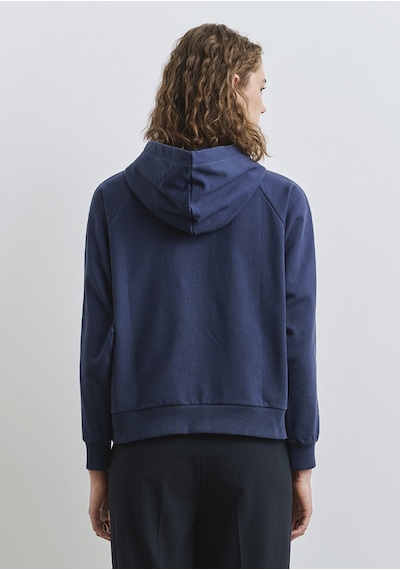 Mavi - Biye Detaylı Kapüşonlu Lacivert Sweatshirt 1s10362-87518 Lacivert