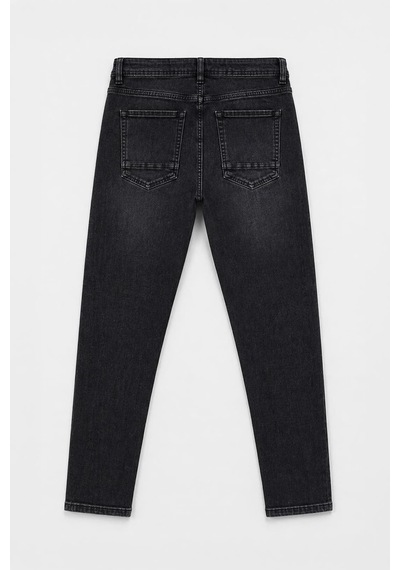 Bluew White Erkek Antrasit Slim Fit Likralı Jean Pantolon