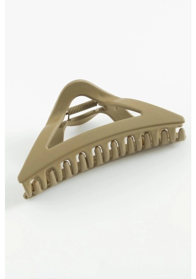 Üçgen Renkli Mandal Toka 12 Cm Kahverengi