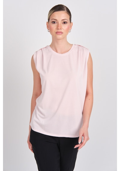 Only Kadın Onlfree Regular Fit Kolsuz Bluz 15290313 Pudra Pudra