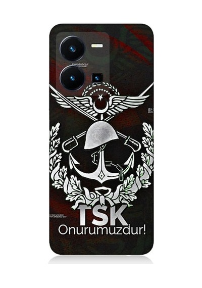 Vivo Y35 Uyumlu Tsk Onurumuzdur Desenli Silikon Kılıf