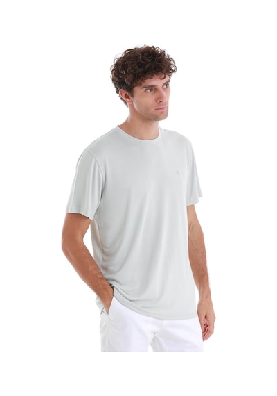 Hatemoğlu Gri Regular Fit Düz Bisiklet Yaka Triko Tişört 35102024c006 012 Gri