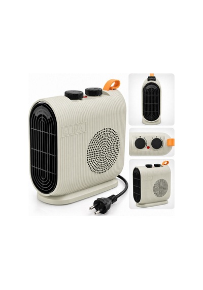 Begin Power 220v-240v Termostatlı Elektrikli Fanlı Isıtıcı Soba Sıcak Ve Soğuk Üfleme Kompakt Taşınabilir Isıtıcı