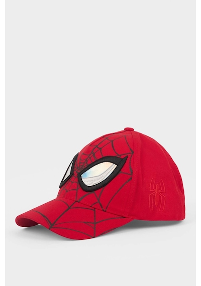 Defacto Marvel Spıderman Pamuklu Cap Şapka Erkek Çocuk G0956a826smrd1 Kırmızı-rd1