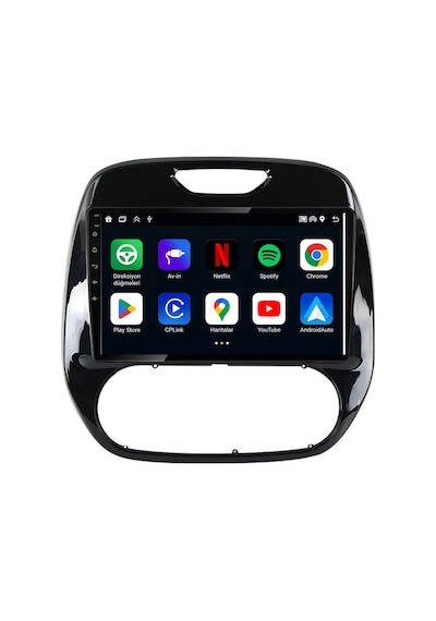 Renault Captur 2013-2019 Android Multimedya Carplay Android Auto Navigasyon 10gb Ram 256gb Pro 9"