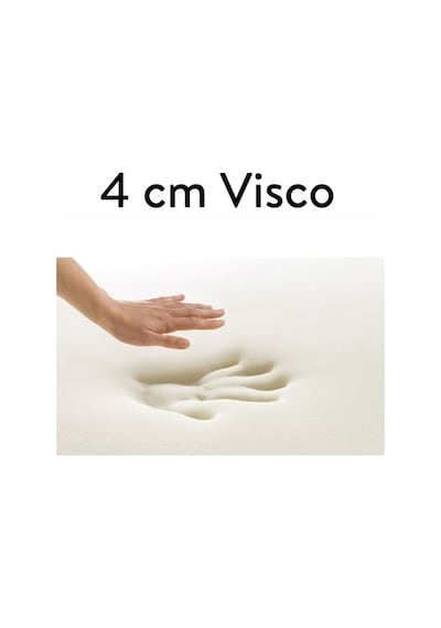 Ecotopper - 4 Cm %100 Visco Hafızalı Soft Sünger Yatak Pedi