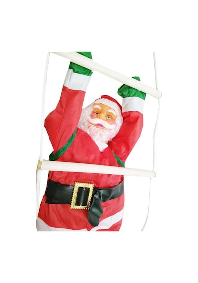 Süsle Bebek Ve Parti Merdivene Tırmanan Noel Baba - 57 Cm Diğer