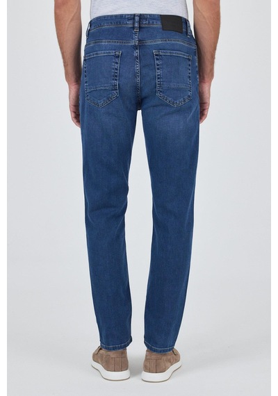 Lacivert Gabardin 5 Cep Düz Paça Casual Slim Fit Pamuklu Denim Pantolon 1023250156 Lacivert Lacivert Gabardin 5 Cep Düz Paça Casual Slim Fit Pamuklu Denim Pantolon 1023250156 Lacivert