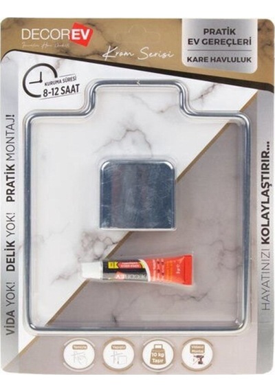 Havluluk Krom Kare Dc-4780 7805 Bej Diğer