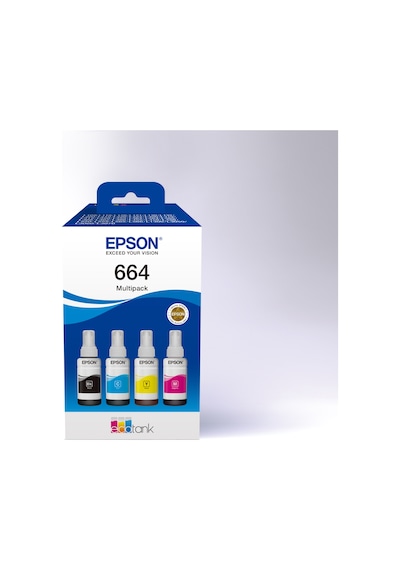 Epson 664 EcoTank C13T66464A 4 Renkli Çoklu Paket