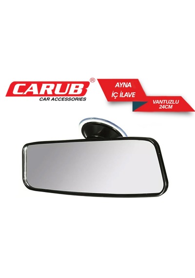 Carub Dikiz Aynası Ayna İç İlave Vantuzlu 24cm