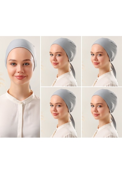 Melodi Scarf Kadın Tesettür Dikişli Set Bone Açık Gri 5 Adet Bağlamalı Penye Bone Açık Gri Melodi Scarf Kadın Tesettür Dikişli Set Bone Açık Gri 5 Adet Bağlamalı Penye Bone Açık Gri