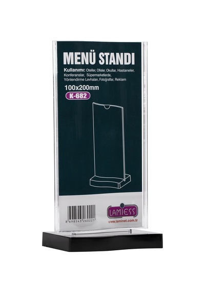 Lamiess K-682 Masaüstü Menü Stand 3'lü