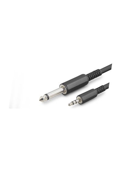 6.35mm To 3.5mm Gitar Kablosu 5 M - Siyah Hdx1078 Evimdeyokyok