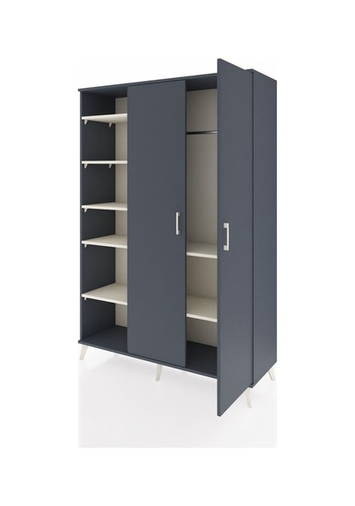 Hyperion Dolap 7 Raflı 2 Kapaklı Tek Askılı 132x44x195 Antrasit-antrasit/aytaşı Antrasıt/aytası - Antrasıt Hyperion Dolap 7 Raflı 2 Kapaklı Tek Askılı 132x44x195 Antrasit-antrasit/aytaşı Antrasıt/aytası - Antrasıt