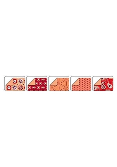 462/1515 Origami Kağıdı Basics Kırmızı 15x15cm 50 Yaprak, 15x15cm 50 Yaprak