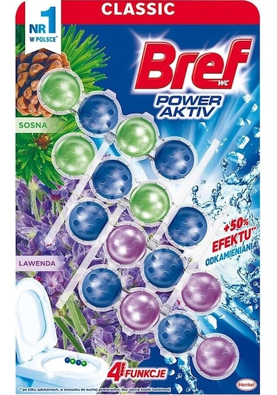 Bref Power Aktiv Klozet Bloğu Çam Ve Lavanta Kokulu 8 Li Set