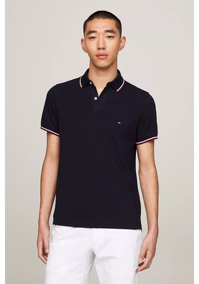 Tommy Hilfiger Erkek Core Tommy Polo Yaka T-shirt - Lacivert Lacivert