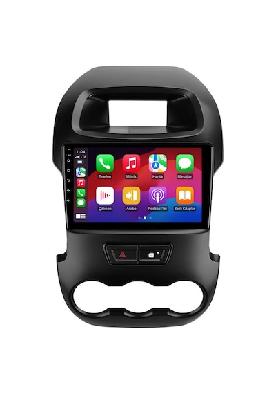Ford Ranger 2012-2015 Android Multimedya Carplay Android Auto Navigasyon Kameralı 4gb Ram 64gb 9"
