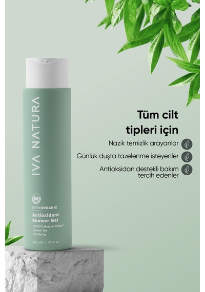 Iva Natura Yeşil Çay Bitki Özlü Etkili Duş Jeli 350 ML