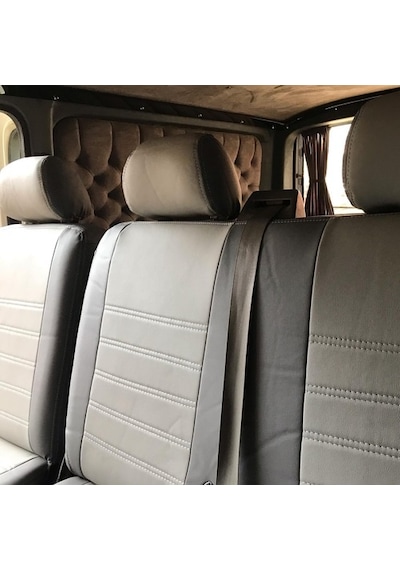 Volkswagen Transporter 5+1 Araca Özel Deri Oto Koltuk Kılıfı (416777674)