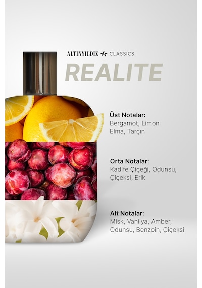 Altinyildiz Classics Erkek  AC Realite Parfüm 100 ML 4A9900000105GRISTN