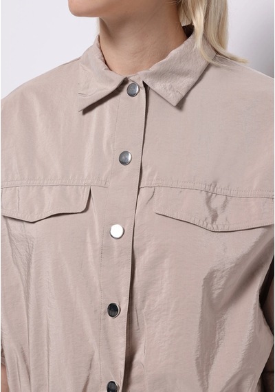 Colins Regular Fit Kadın Bej Ceket Cl1075655 Q1.v1 Beı Bej