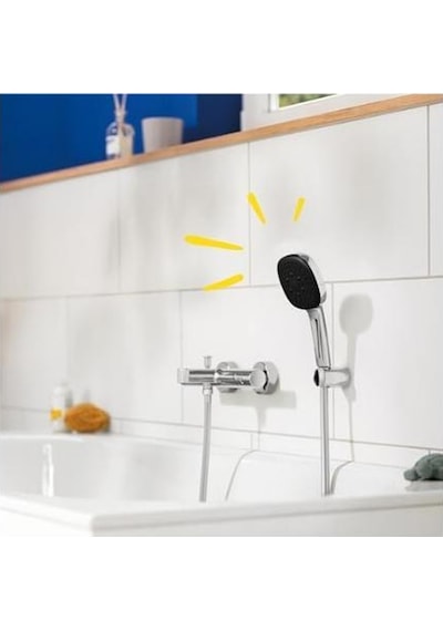 Grohe 110 El Duşu Seti, 110mm Kare 3 Akışlı 26176001 Gümüş