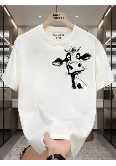 Startmore Unisex Yok Daha Neler T-shirt Beyaz