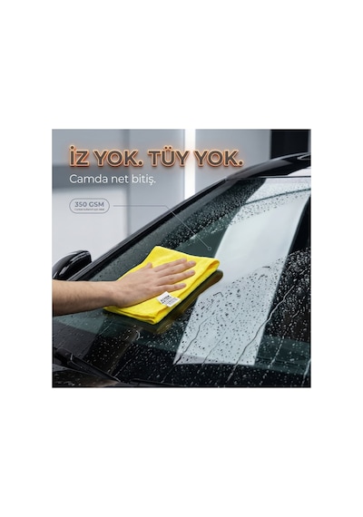Yüksek Emicili Mikrofiber Oto Kurulama Ve Temizlik Bezi 40x40 Schön Weiter