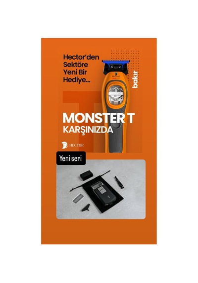 Monster T Saç Ve Sakal Traş Makinesi