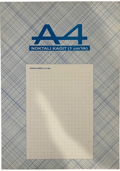 Kocaoluk A4 Noktalı Kağıt(1 Cm.)
