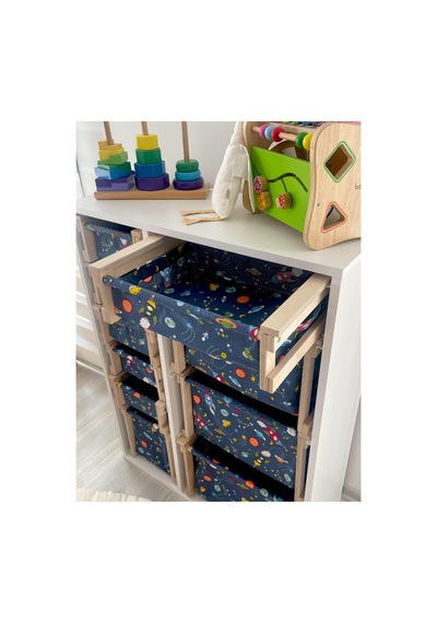 Montessori Çocuk Odası Dolabı Ahşap & Kumaş Organizer Değiştirilebilir Kumaş Çekmeceler Çok Renkli Çok Renkli Montessori Çocuk Odası Dolabı Ahşap & Kumaş Organizer Değiştirilebilir Kumaş Çekmeceler Çok Renkli Çok Renkli